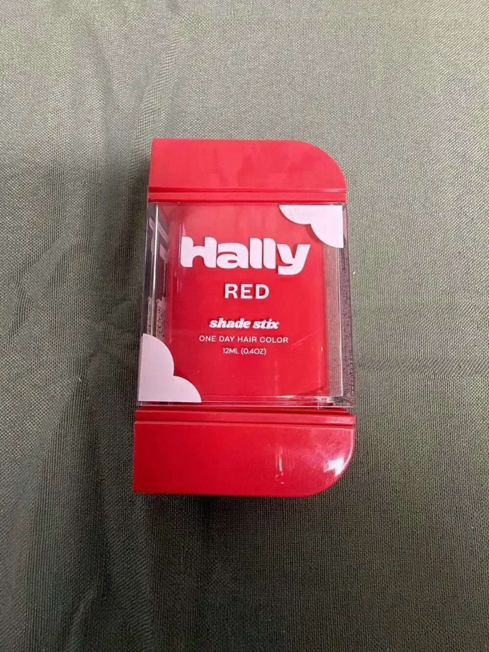 Hally Shade Stix Temporary Wash Out Hair Color - Red 0.4 oz